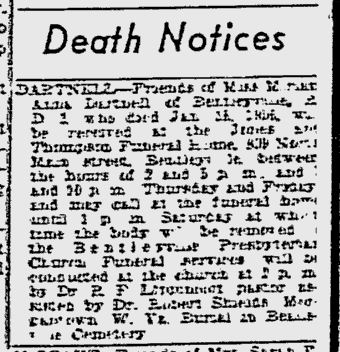 Miriam Darnell obit
